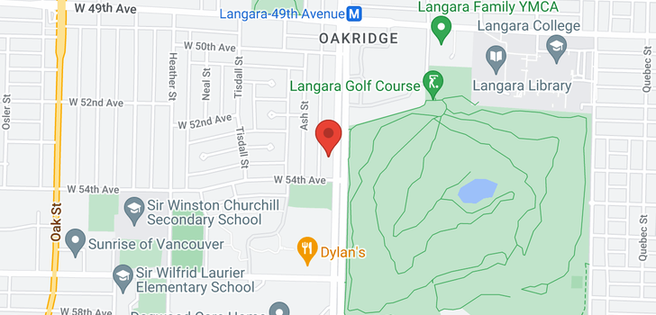 map of 502 6933 CAMBIE STREET
